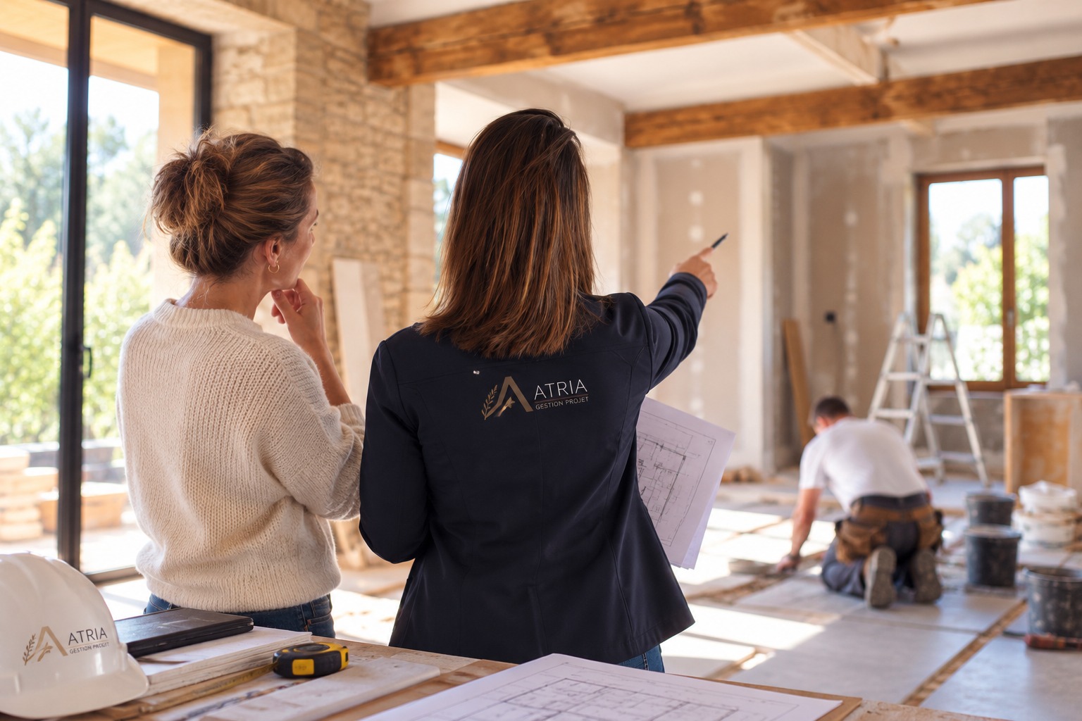 ATRIA accompagne un projet de rénovation avec le client et les entreprises